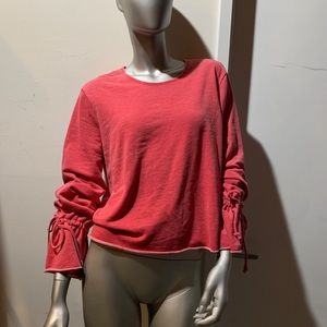 Alternative pink crop sweatshirt